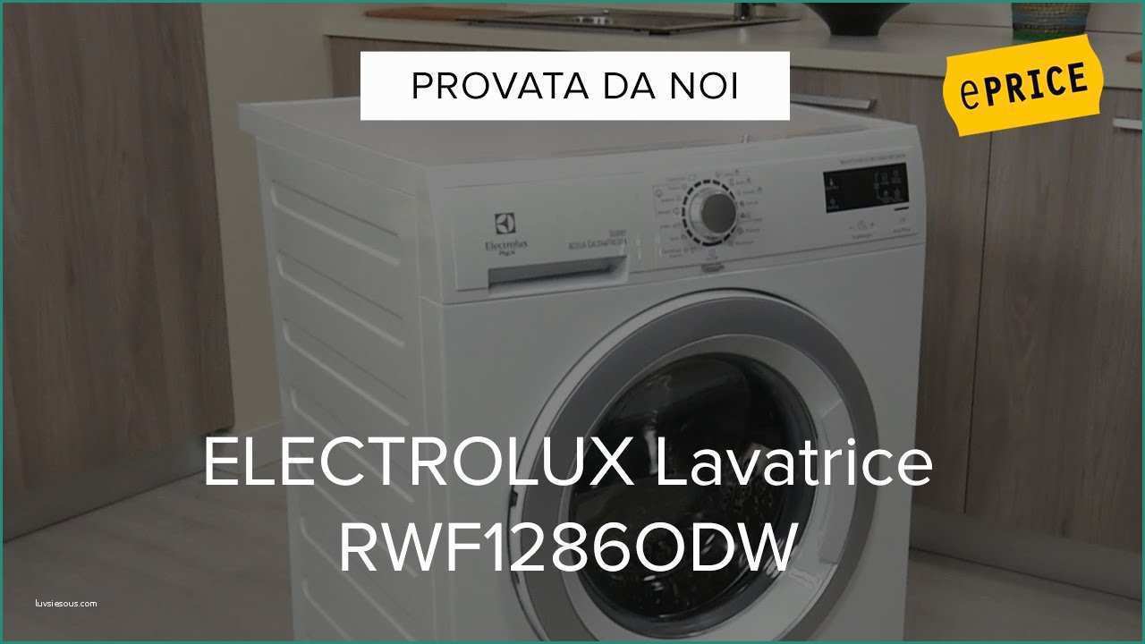 Lavatrice Rex Electrolux Errore E E Video Recensione Lavatrice Electrolux Rwf Dw