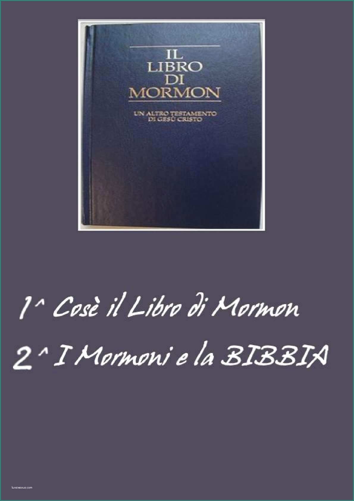 Le Parole Della Famiglia Acqua E Calaméo Il Libro Di Mormon E La Bibbia