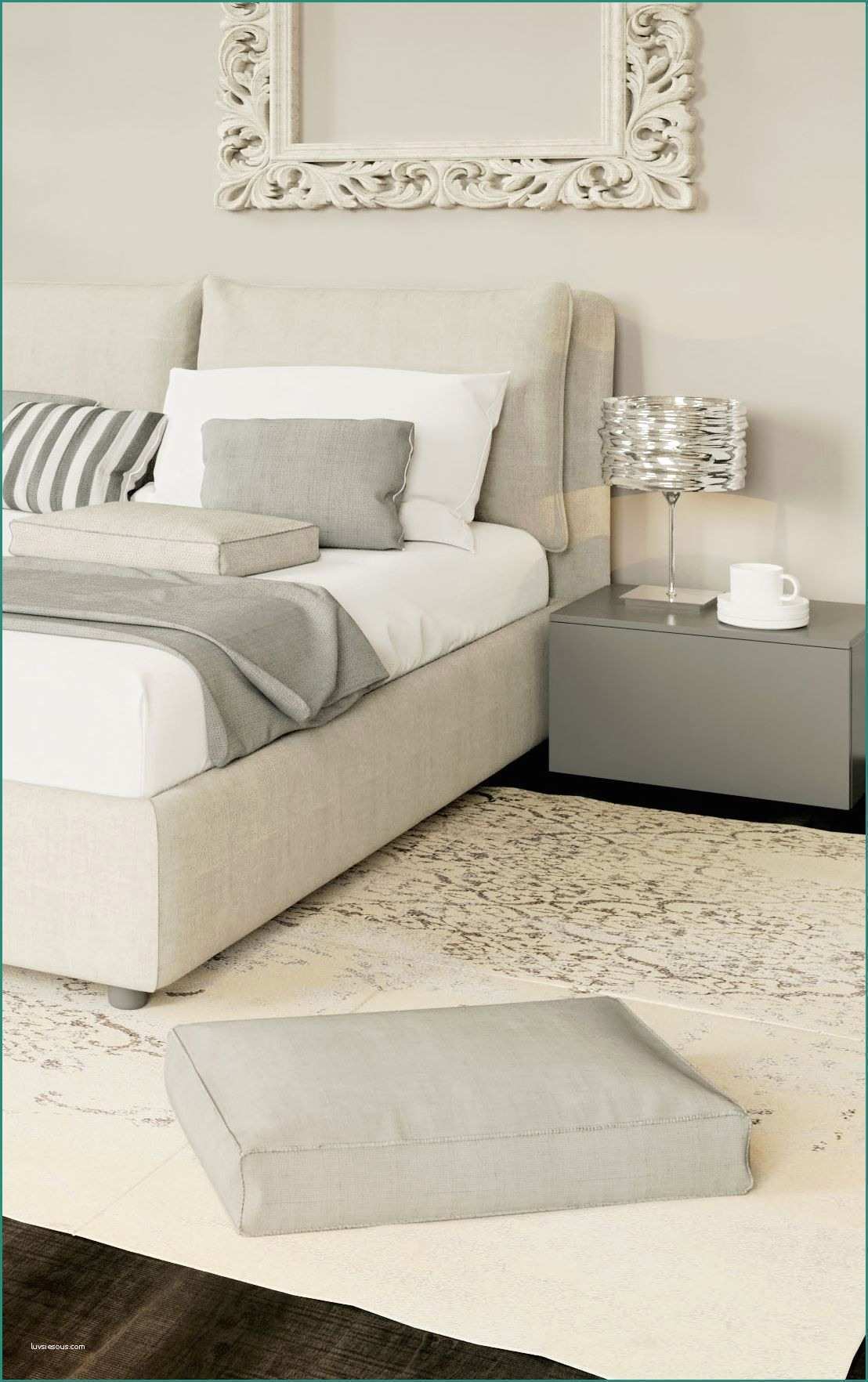 Letto Contenitore Flou E Luxury Details Grey and White Lacasamoderna Beds Sweetdreams