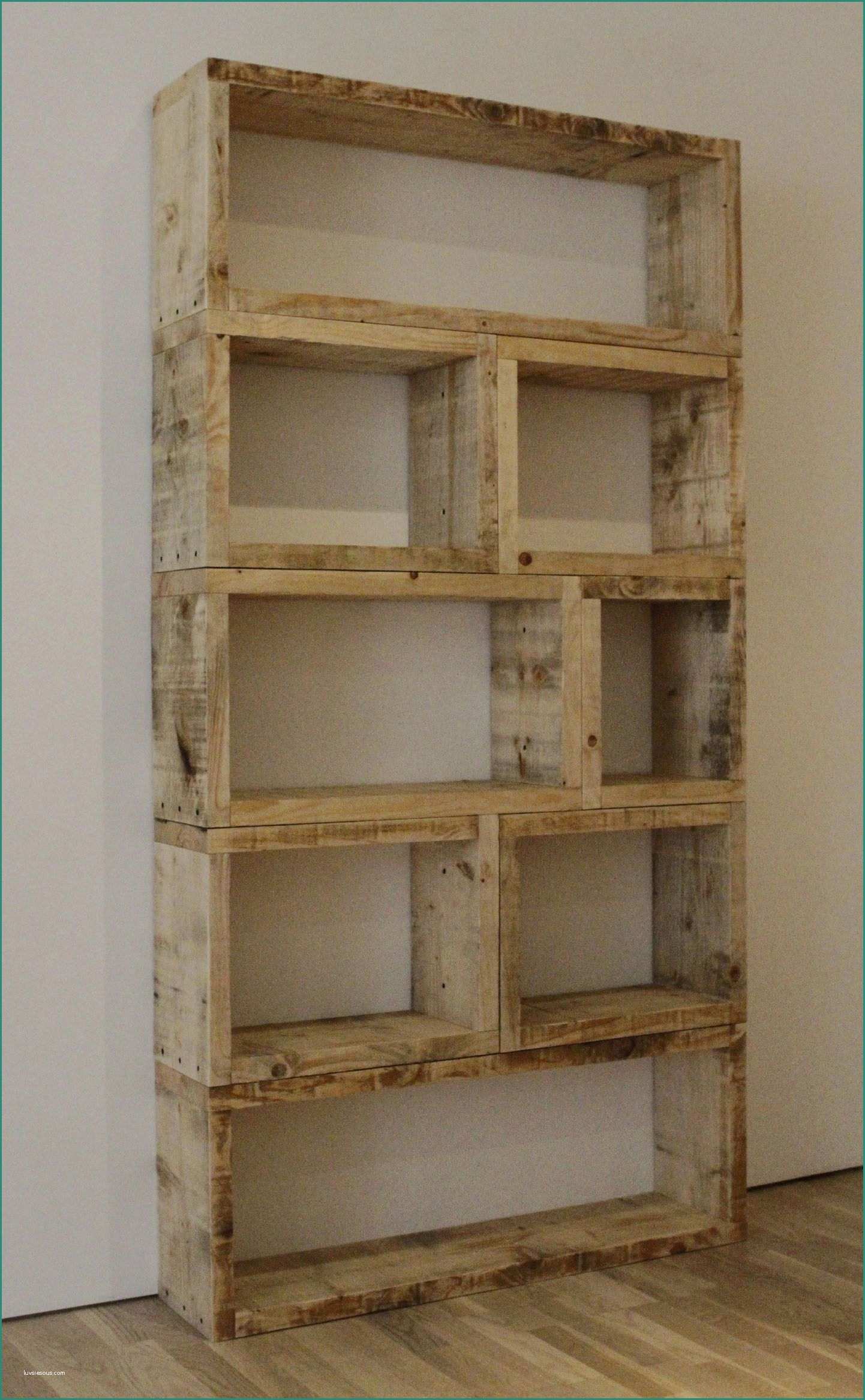 Letto soppalco Fai Da Te E Diy Rustic Bookcase This is so Simple yet Effective 2x8 Modular