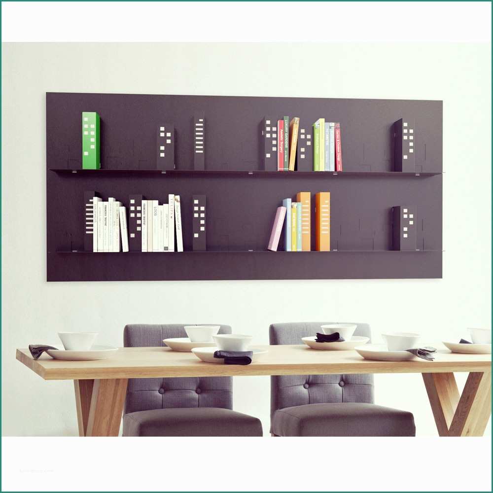 Libreria Da Appendere E Design Wand Bücherschrank Maße 186x86 Mabele Modell Skyline