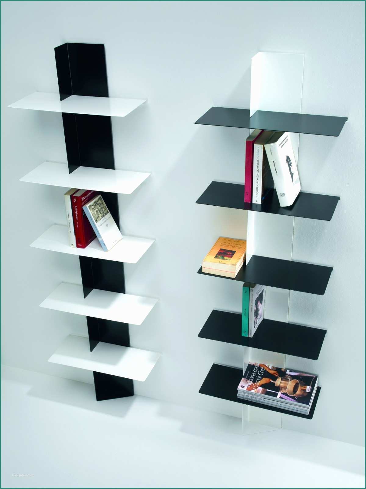 Libreria Moderna sospesa E Mensole Arredamento Moderno Amazing Mensole Arredamento Moderno
