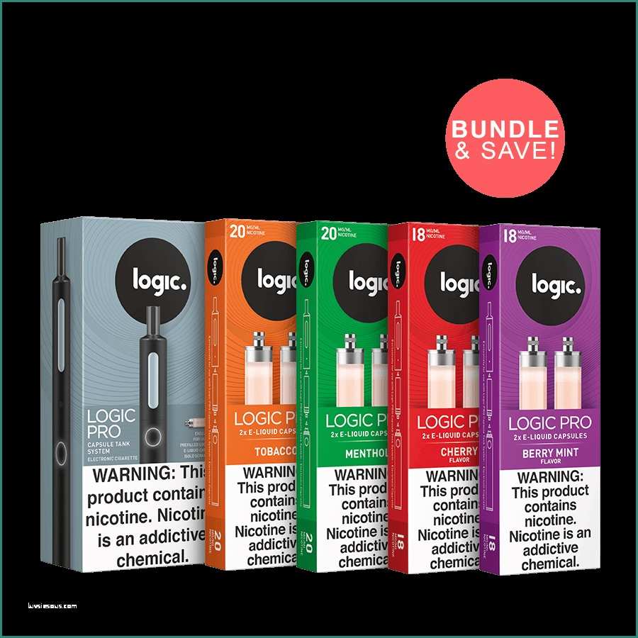 Logic Pro Sigaretta E Vape Pen Kit Logic Pro Vaporizer 2 Capsule Pack