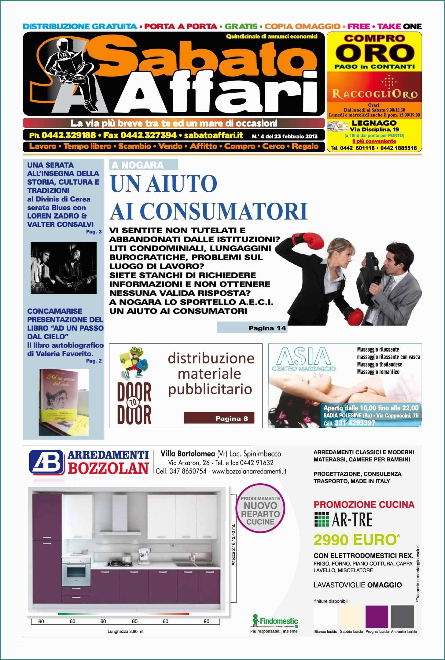 Materasso Antidecubito Ad Acqua E Calaméo Sabato Affari Edizione Cerea N 4 Del 23 Febbraio 2013