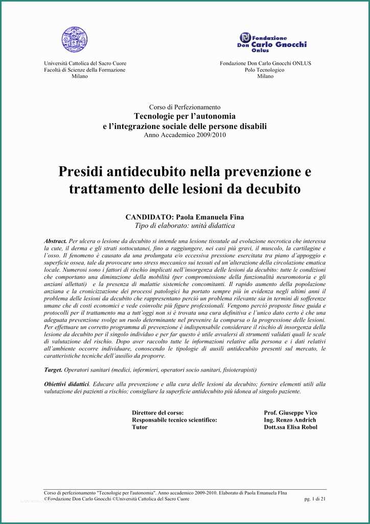 Materasso Antidecubito Ad Acqua E Presidi Antidecubito Nella Prevenzione E Trattamento