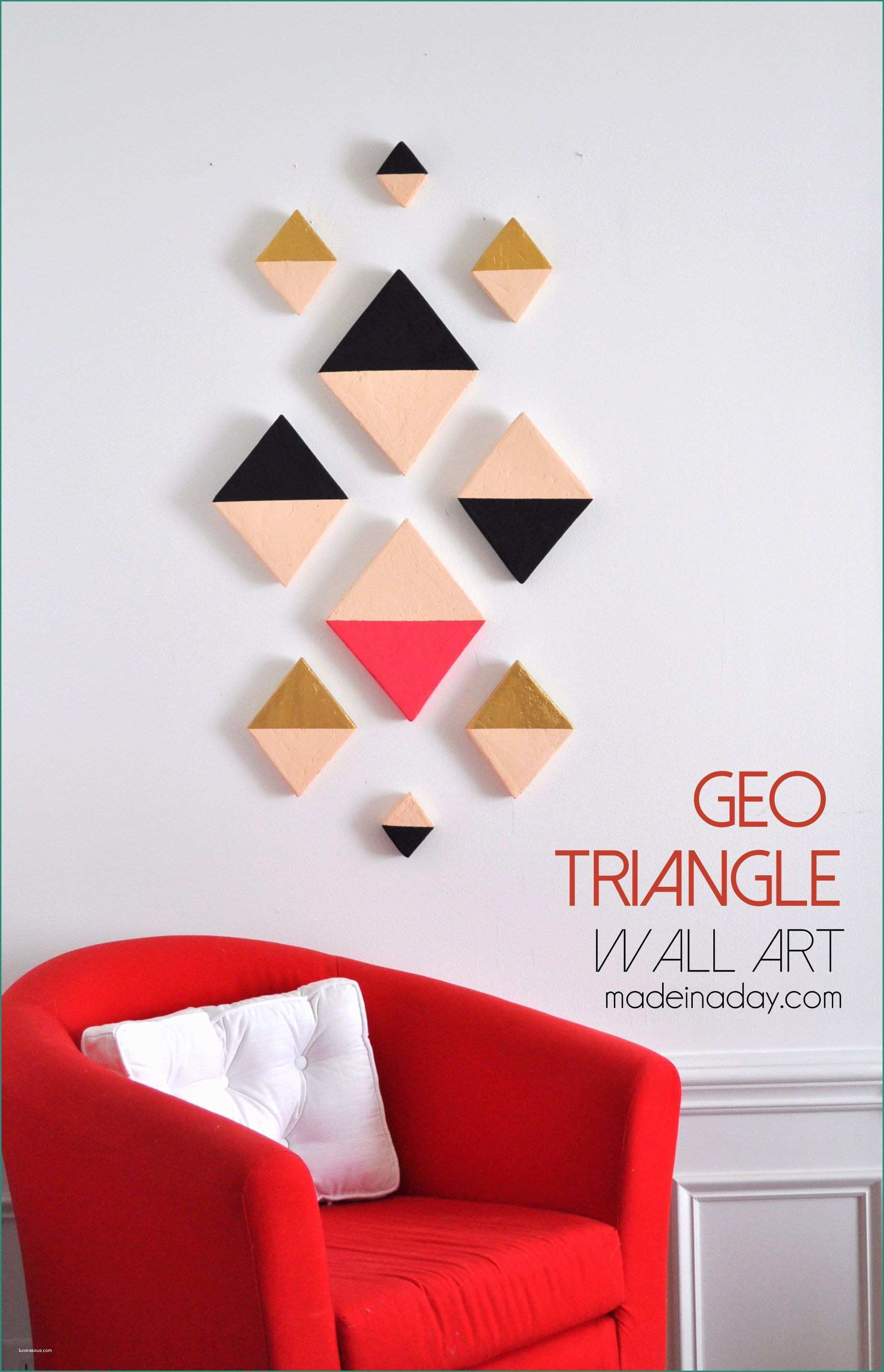 Mensole Con Bancali E Modern Triangle Geo Wall Art Foam Discs Cut Into Triangles Aztec