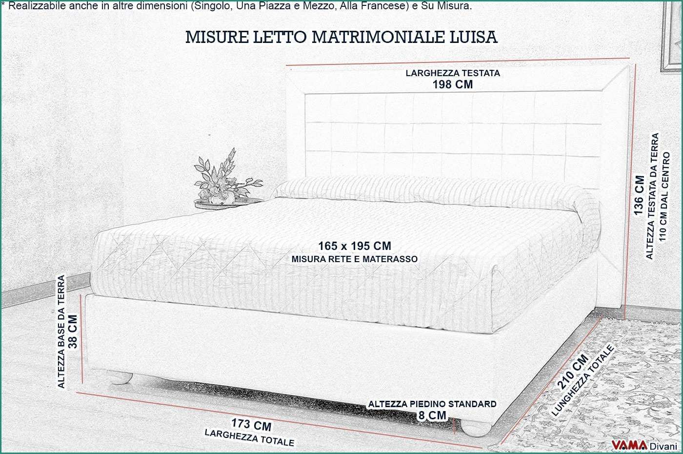Misure Letto Matrimoniale Standard E Letto Moderno Bianco In Pelle Con Testiera A Quadri