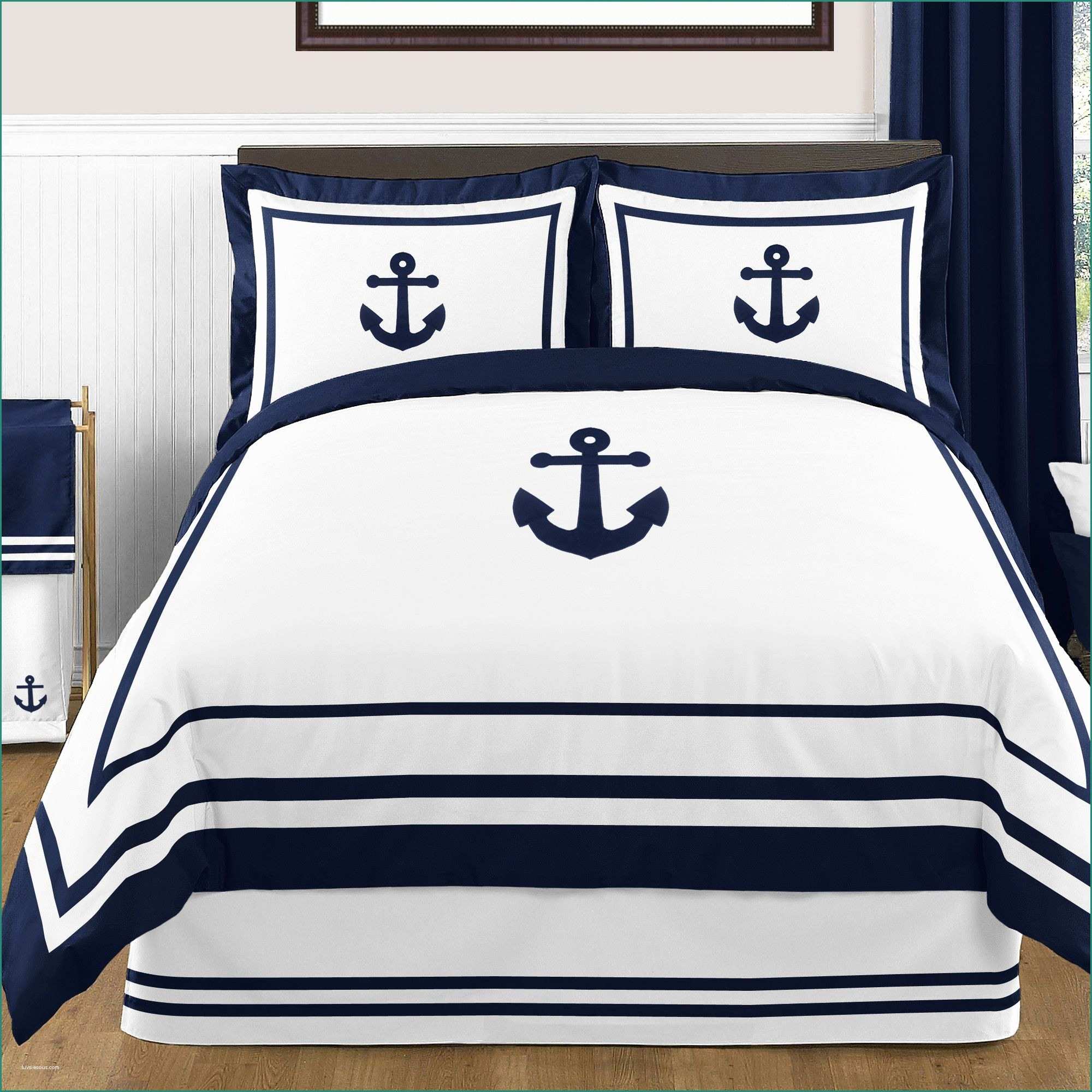 Misure Standard Letto Matrimoniale E Anchors Away 3 Piece Bedding Set Nancy S Guest Bedroom