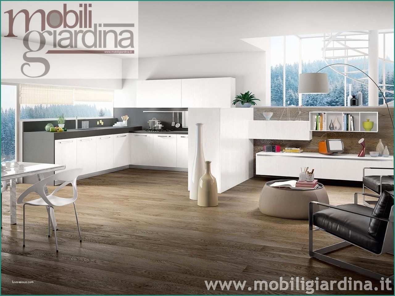 Mobili Cucina Moderna E Cucina Moderna Arredo3 Wood Mobili Giardina