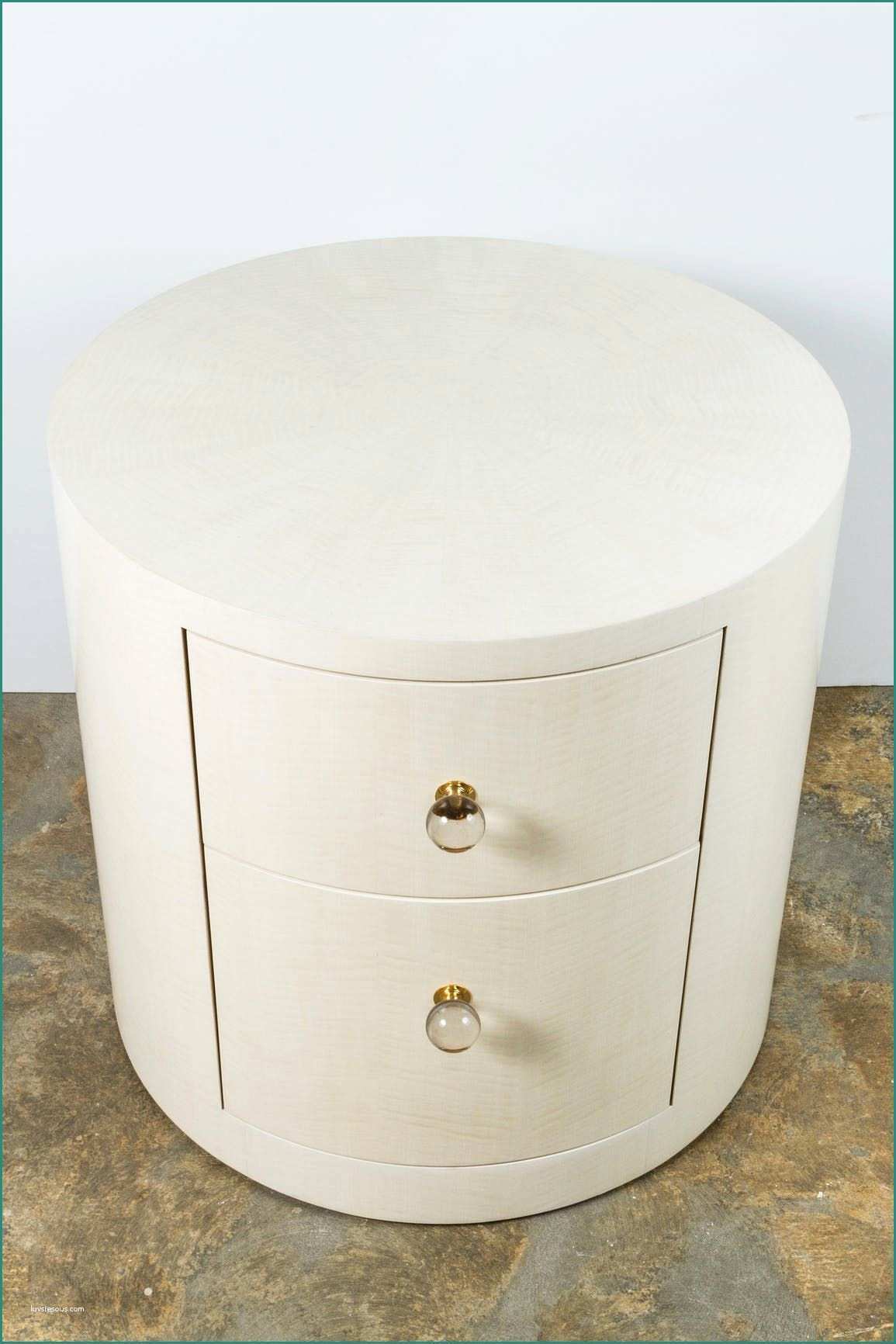 Mobili In Rattan E Buy Italian Inspired 1970s Style Round Nightstand by Paul Marra
