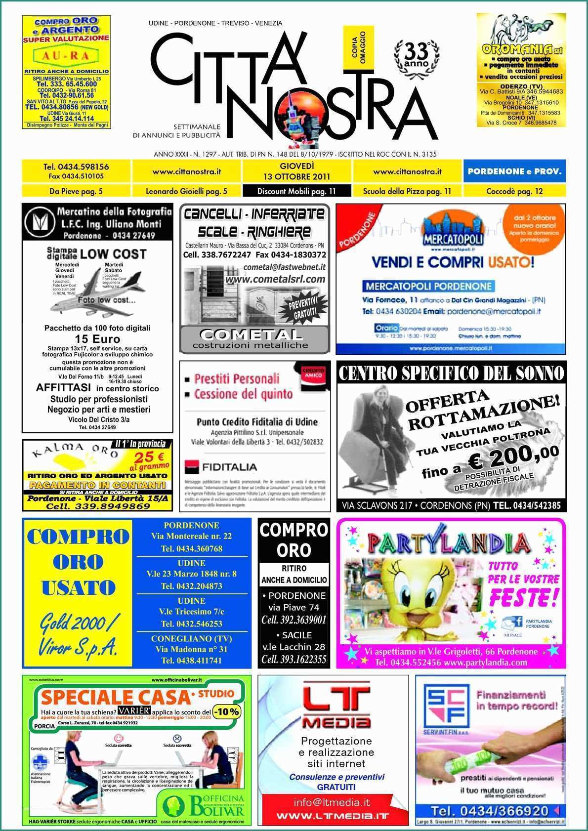 Modelli Preventivi Edili E Calaméo Citt  Nostra Pordenone Del 13 10 2011 N 1297