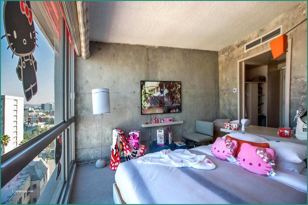Motel K Suite A Tema E the Line Hotel In La Reveals Much Anticipated Hello Kitty
