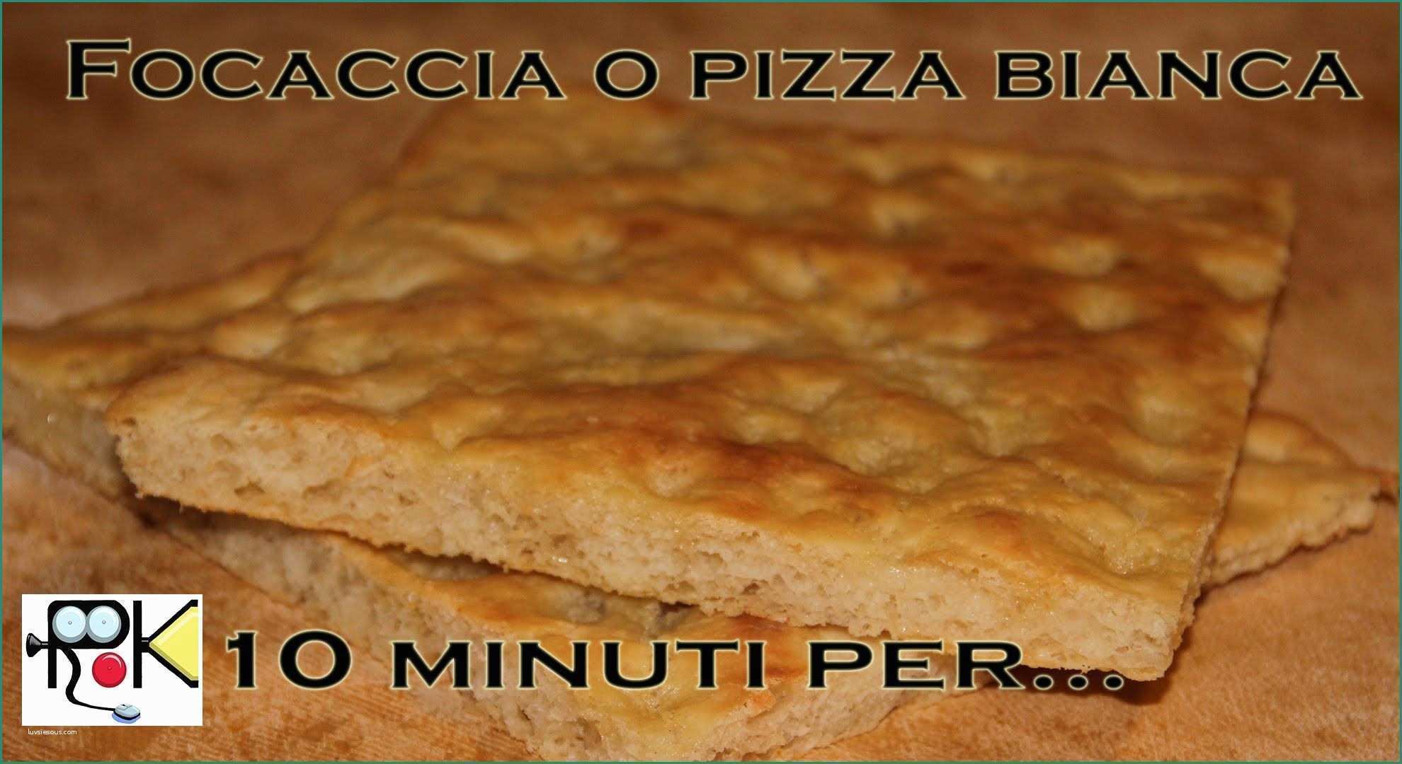 Nutella Bimby Tm E 10 Minuti Per Preparare Focaccia O Pizza Bianca Ricette Bimby