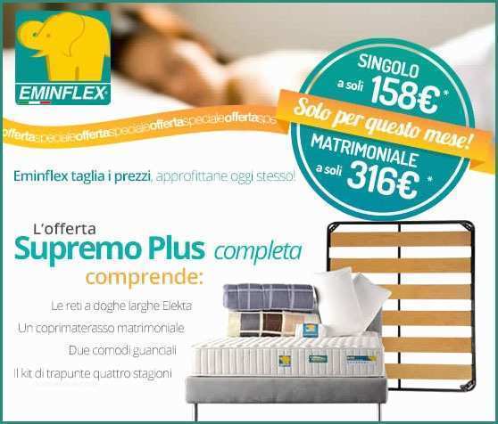 Offerte Materassi Eminflex E Eminflex Materasso Matrimoniale A 316 Euro Per Tutto