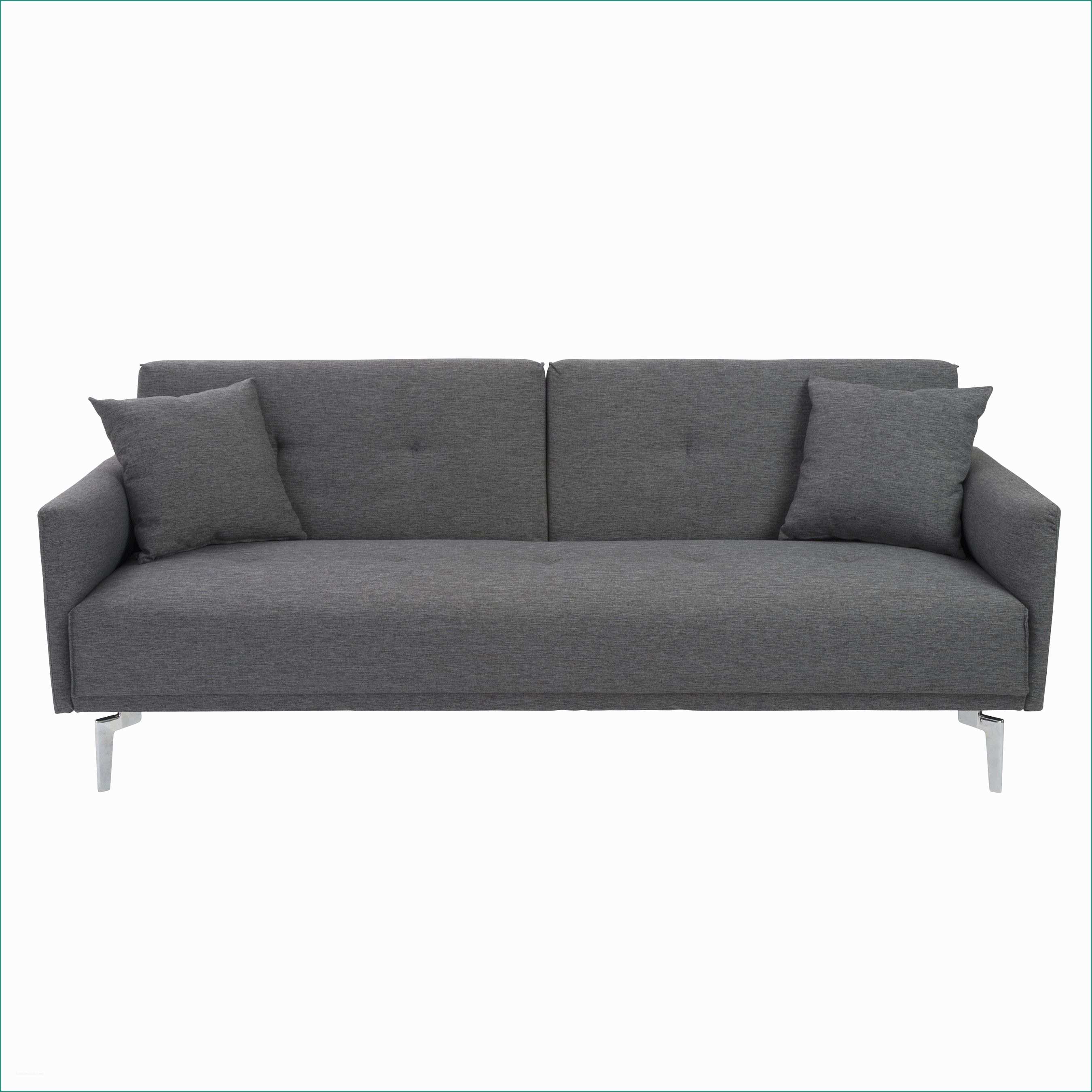 Outlet Arredamento Parma E Lafau sofa Bed with Armrest Dark Gray