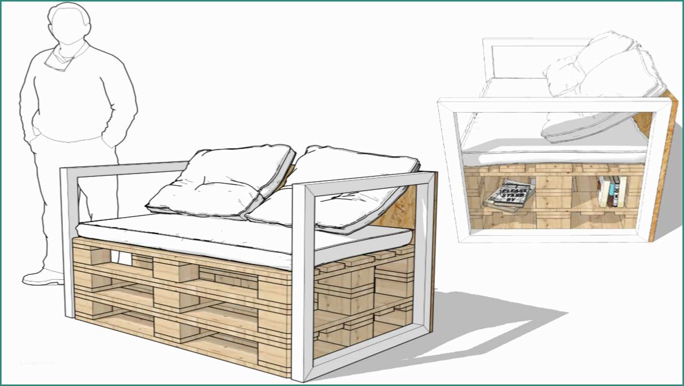 Pallet Legno Leroy Merlin E Un Divano Con Bancali In 14 Mosse