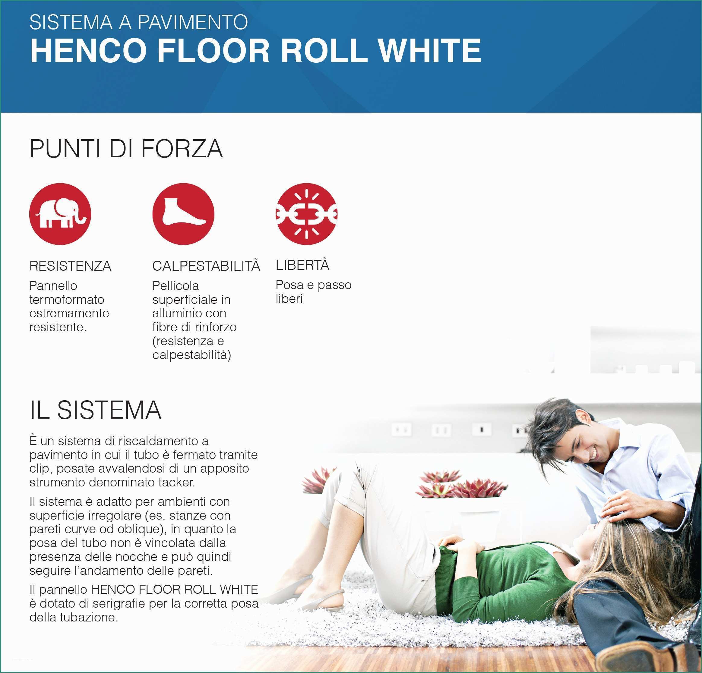 Pannelli Fonoassorbenti Adesivi E Sistema Pavimento Henco Floor Roll White