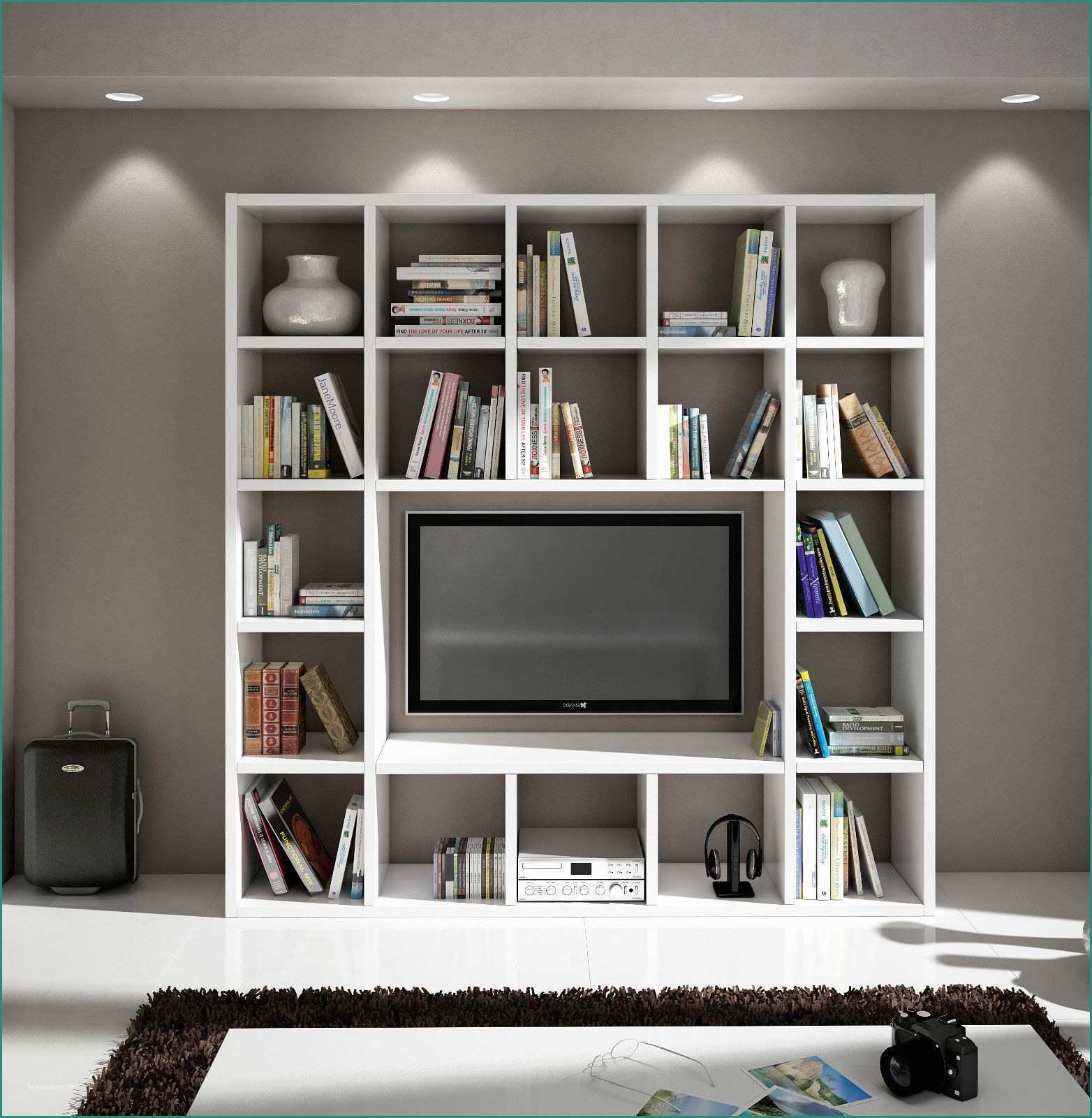 Parete attrezzata Tv Ikea E Mobile Parete attrezzata Libreria Porta Tv Plasma Pensile