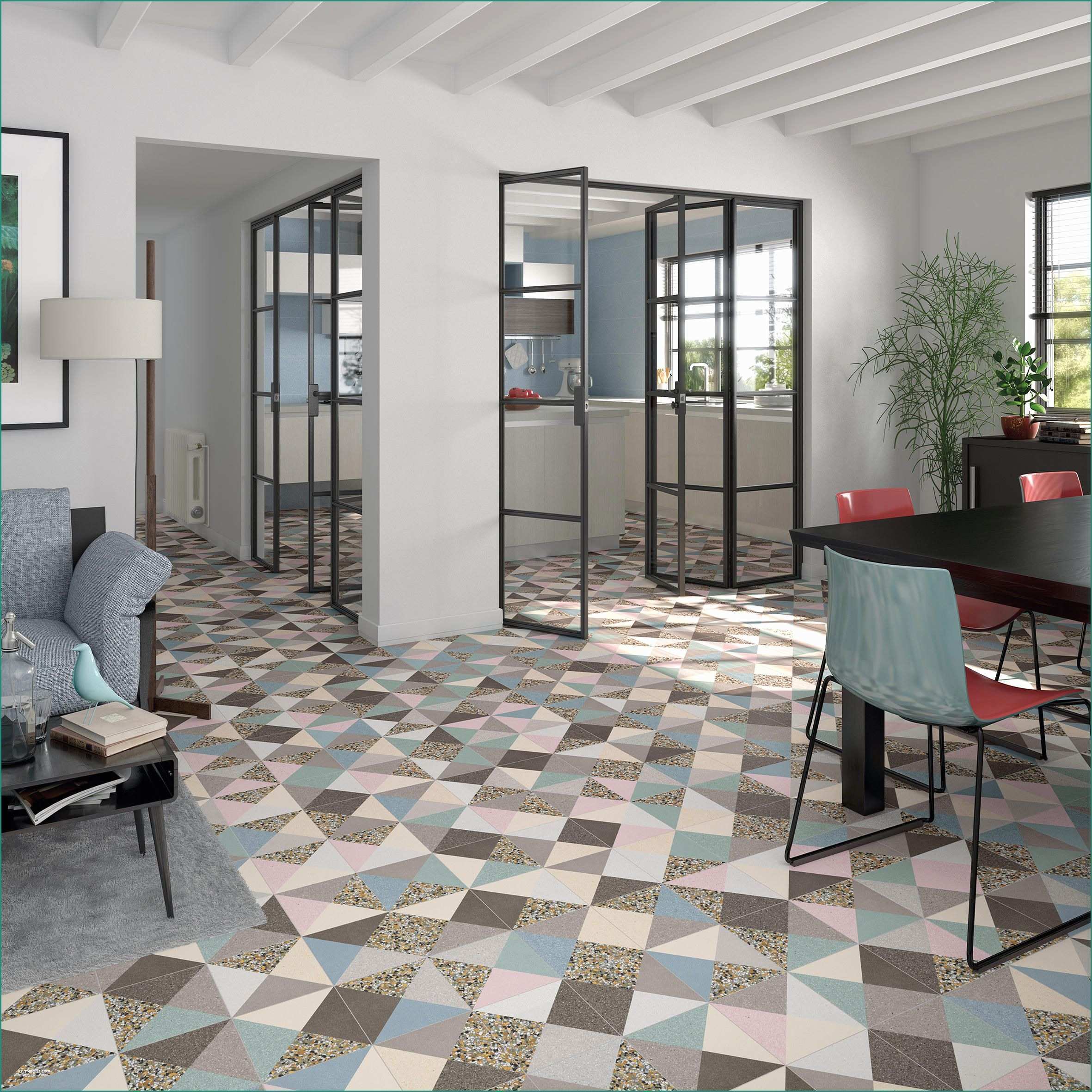 Pavimento Flottante Per Terrazzo E Brenta Cestio Multicolor Designer Floor Tiles From Vives Cerámica