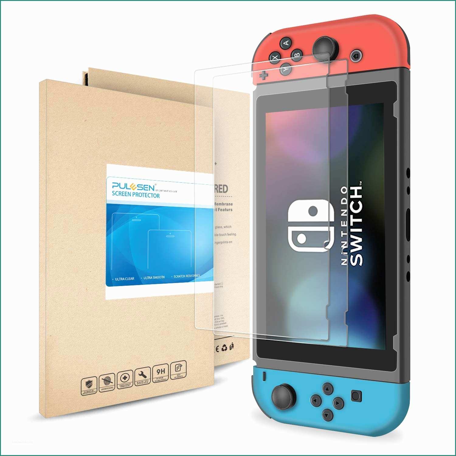 Pellicole Adesive Per Vetri Brico E Nintendo Switch Pellicola Protettiva Pulesen [2 Pack] Nintendo