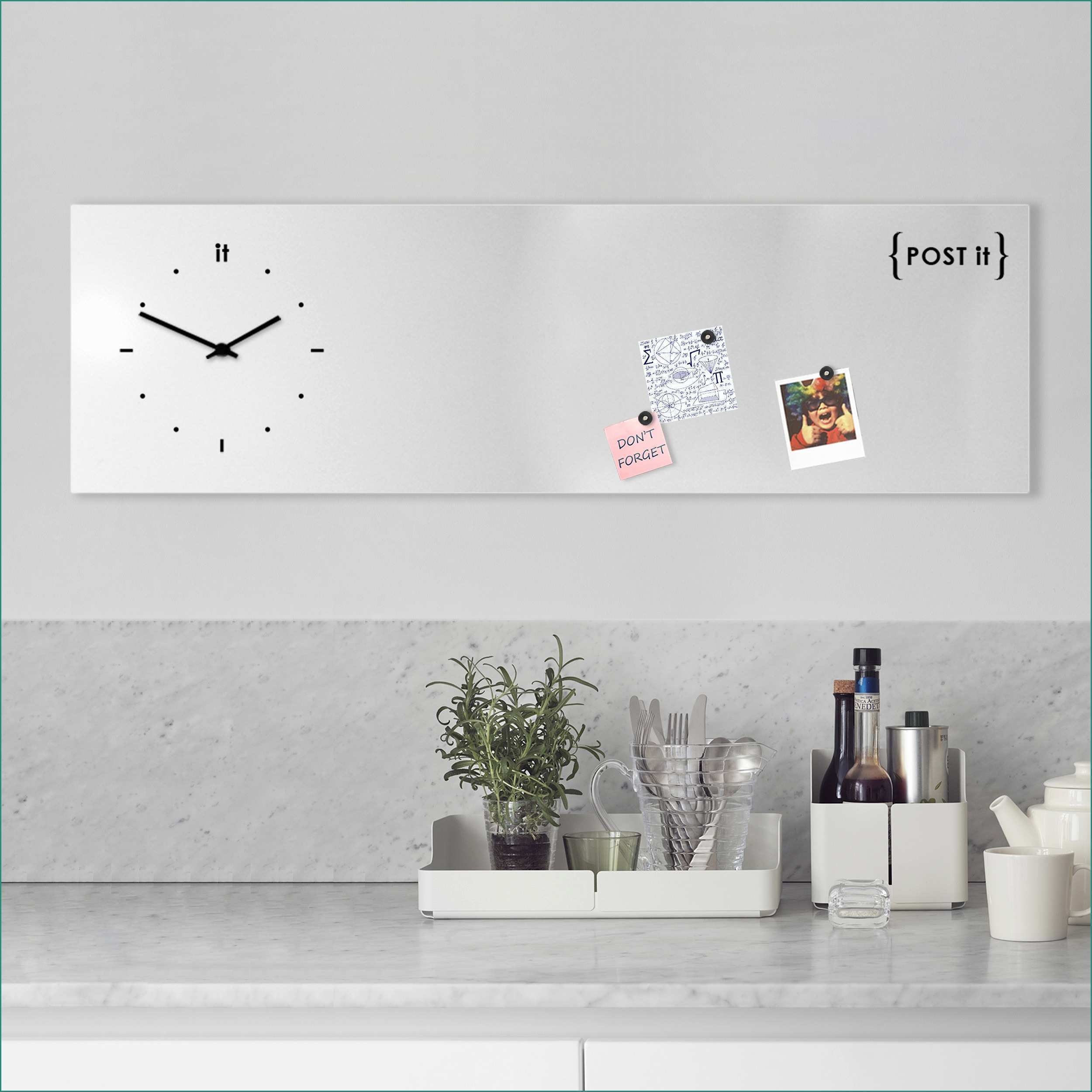 Pittura Magnetica Ikea E Wall Stickers orologio Gallery Grande Disegno A forma