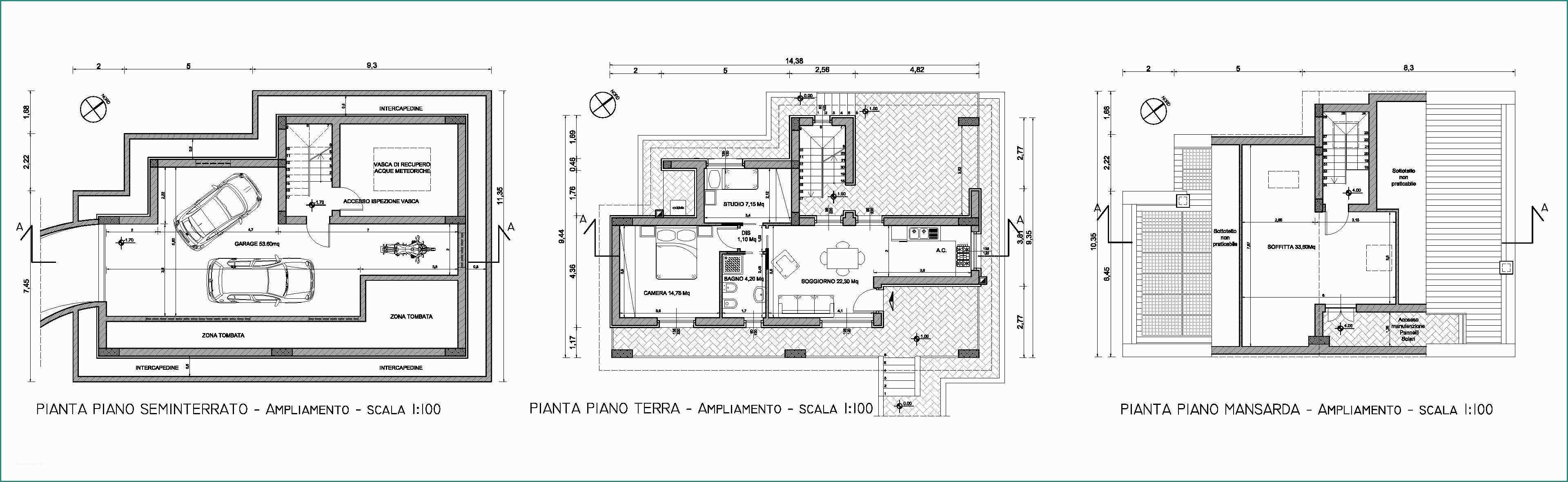 Planimetria Villetta Unifamiliare E Piano Casa Ampliamento Villa Ai Castelli Romani Architetto Roma