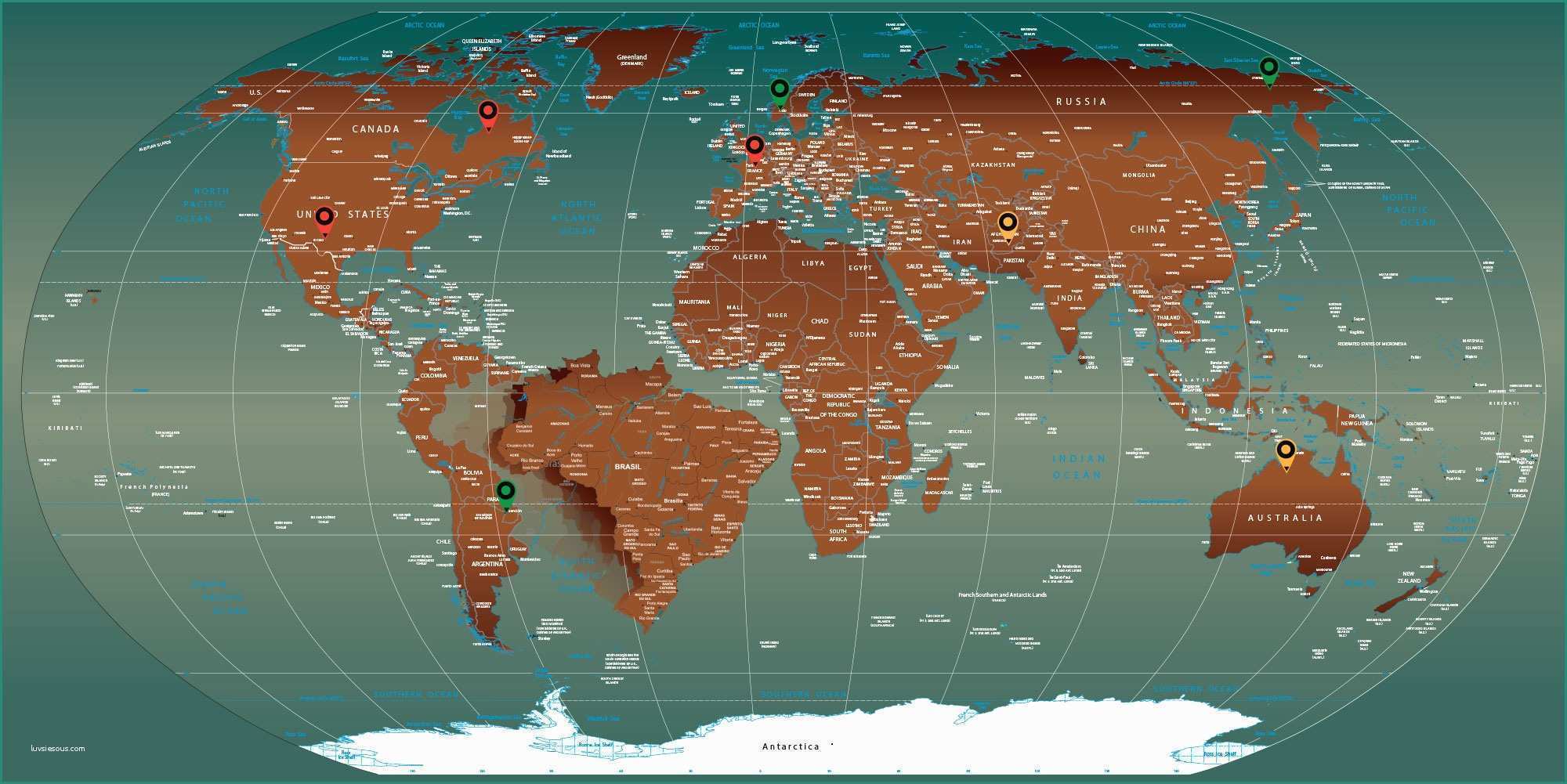 Planisfero Politico Hd E Mapa Mundi Mural Latest Mapa Mundi Imantado Ou Magntico Papel De