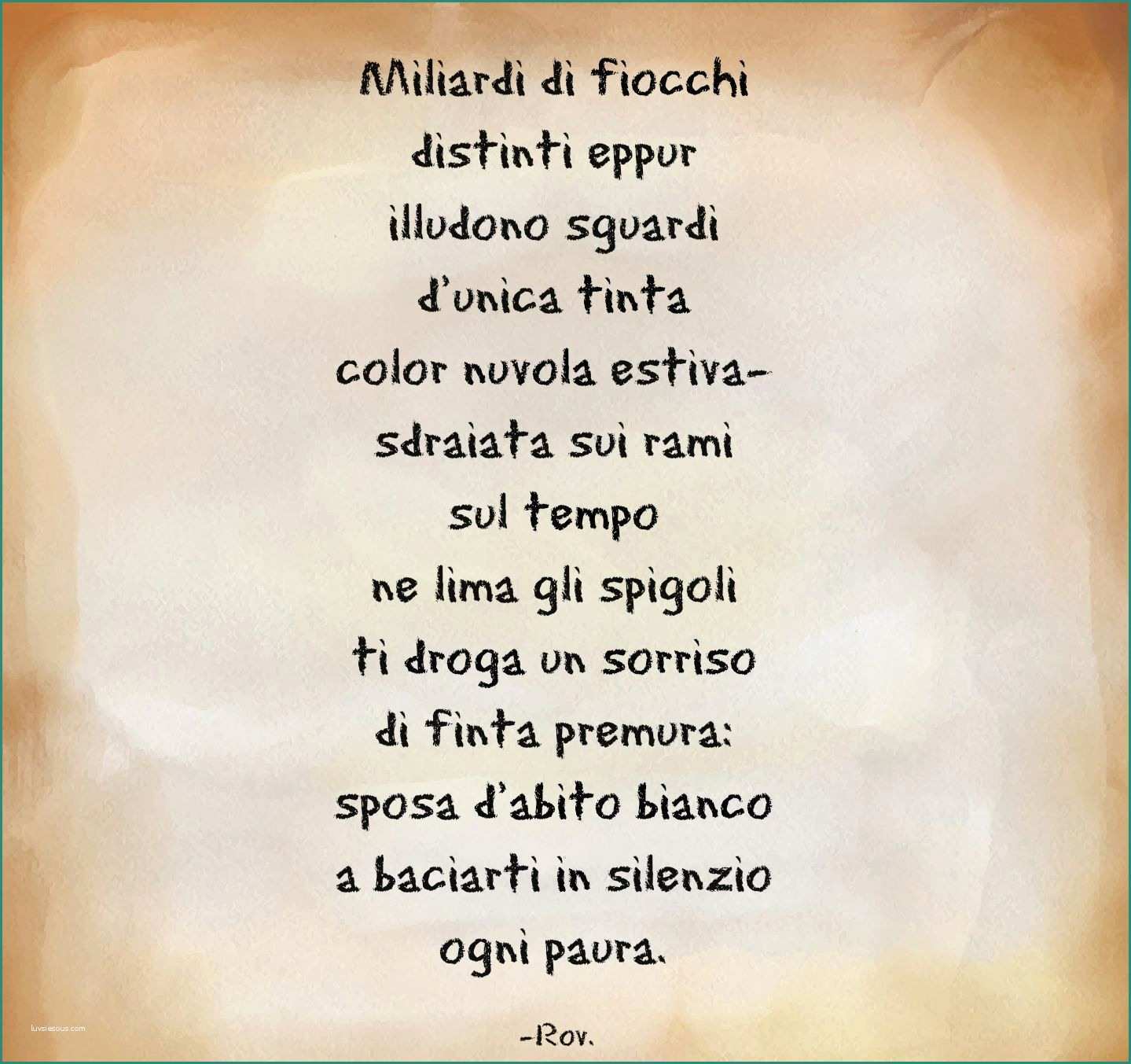 Poesie Per Gli Sposi In Rima E Lorenzo Rovinetti Blog Letterario