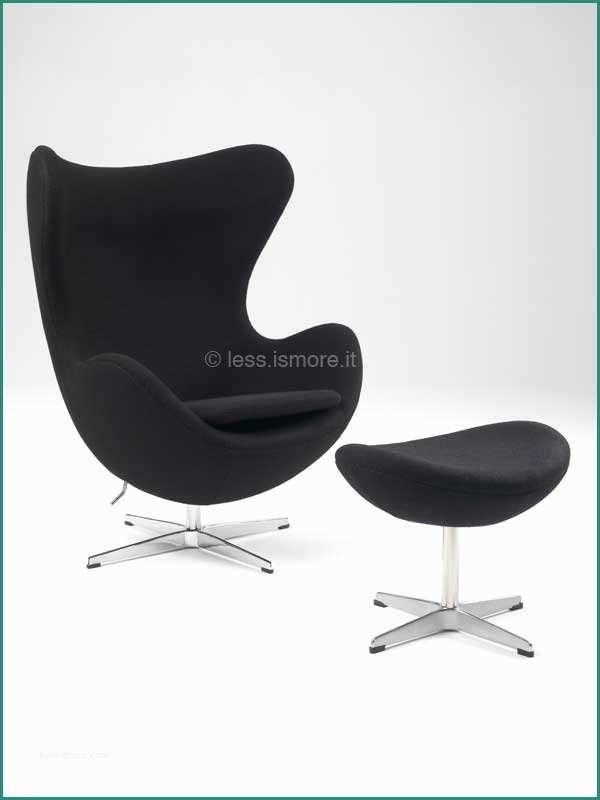 Poltrona A Uovo E Egg Chair Arne Jacobsen 1957 Less is More