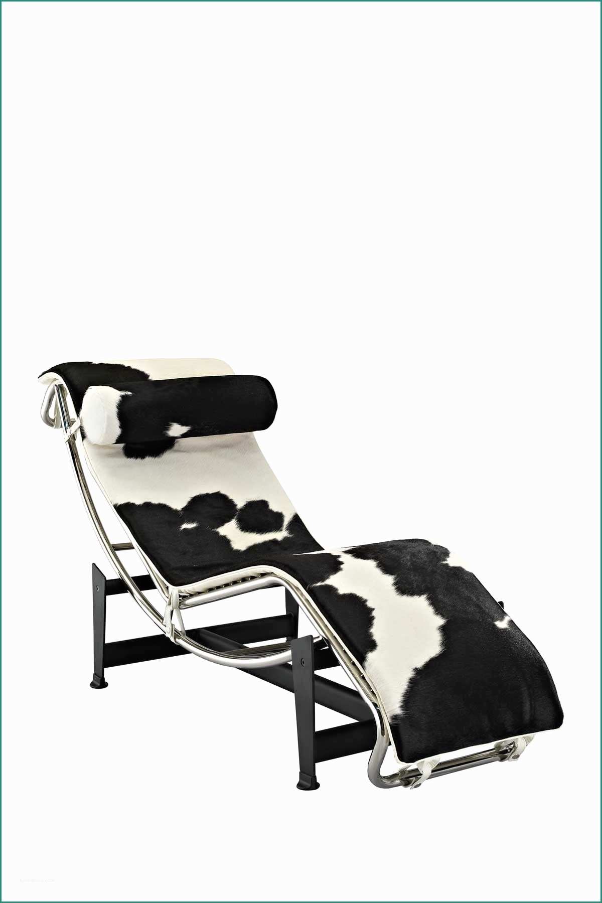 Poltrona Le Corbusier E Le Corbusier Pony Hide Chaise Lounge Chair