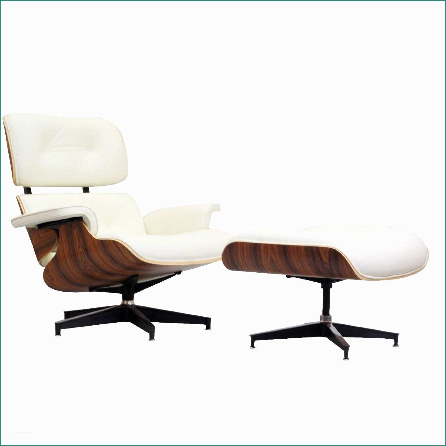 Poltrone Global Relax E Amazon Lexmod Eaze Lounge Chair In White Leather and