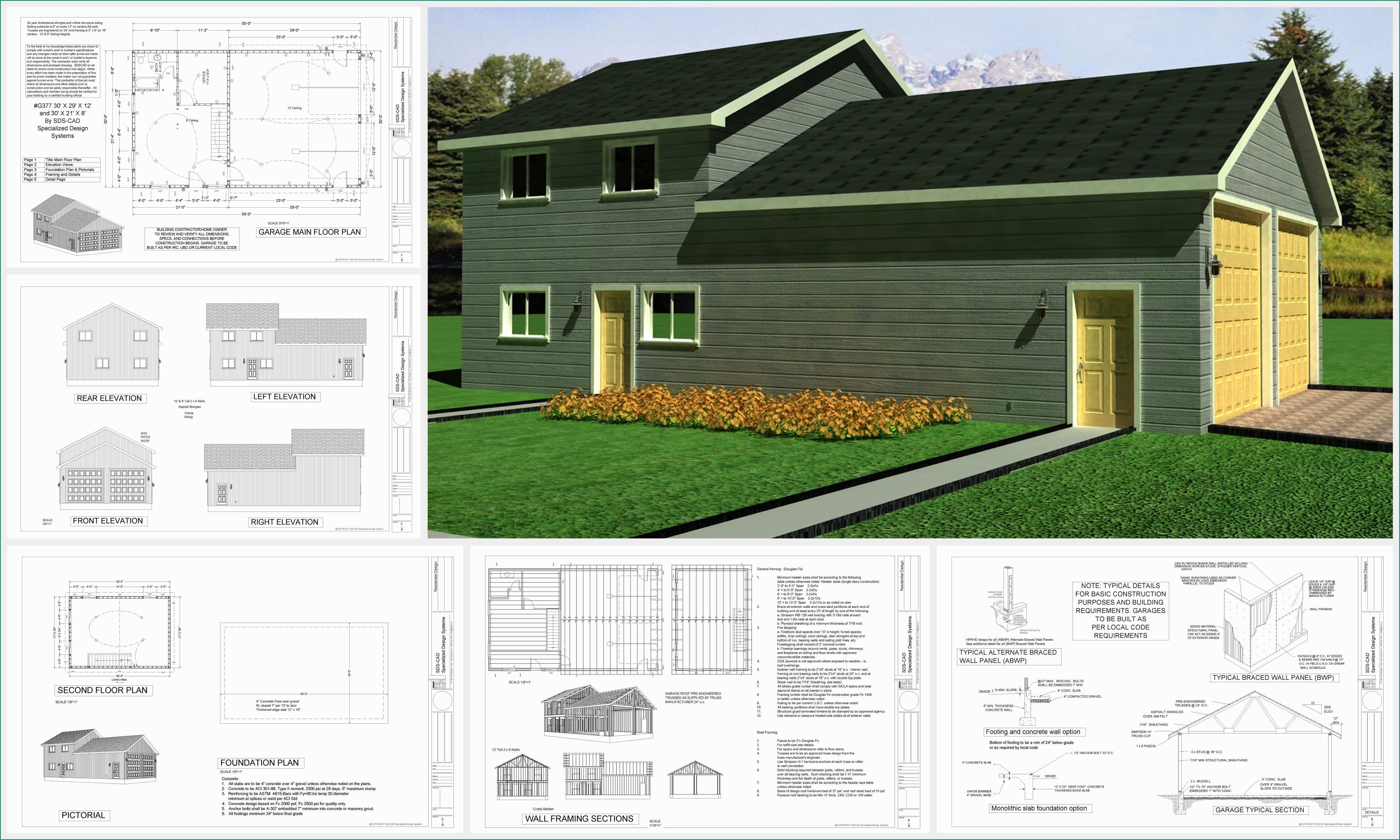 Porta Garage Dwg E Over 100 Garage and Barn Plans In Pdf Jpg and Dwg On A Dvd