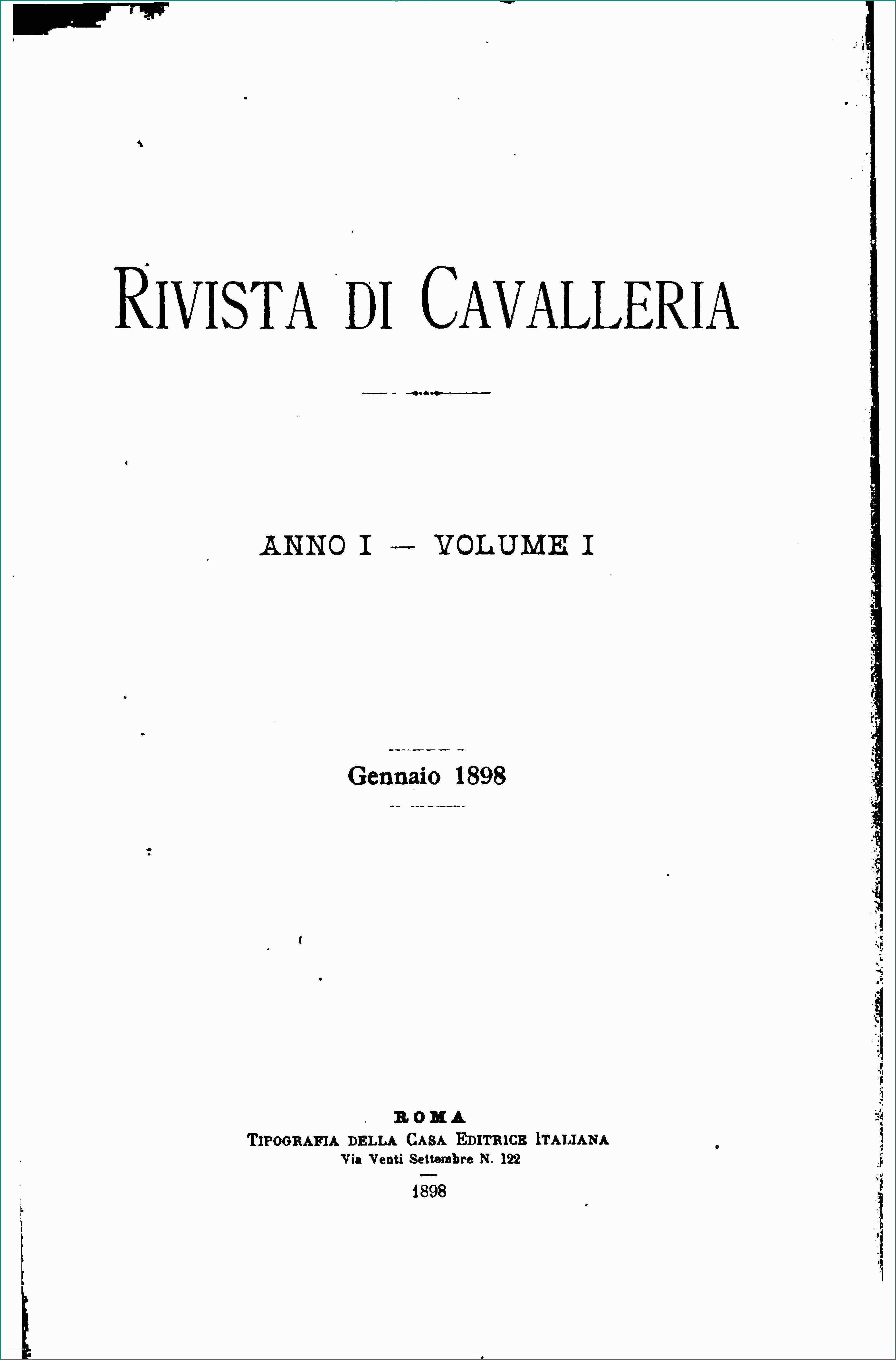 Presse Meccaniche Usate E File Rivista Di Cavalleria Volume I 1898 Vu Wikimedia Mons
