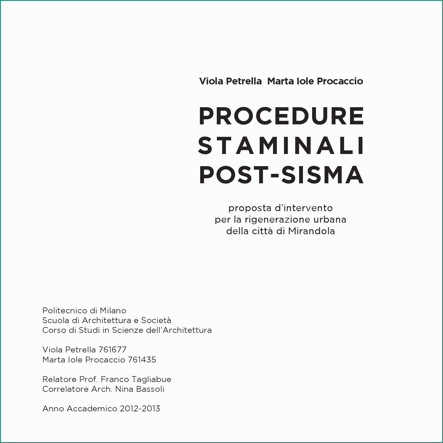 Procedure Staminali Post Sisma by Viola Petrella issuu