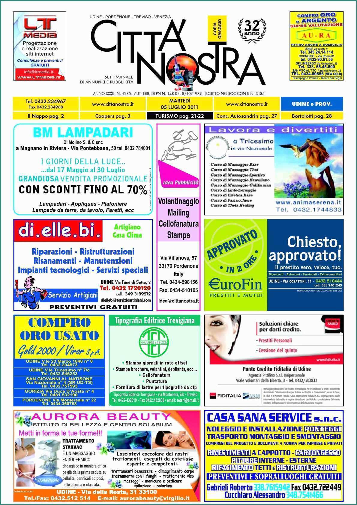 Programma Per Preventivi Edili E Calaméo Citt  Nostra Udine Del 05 07 2011 N 1285