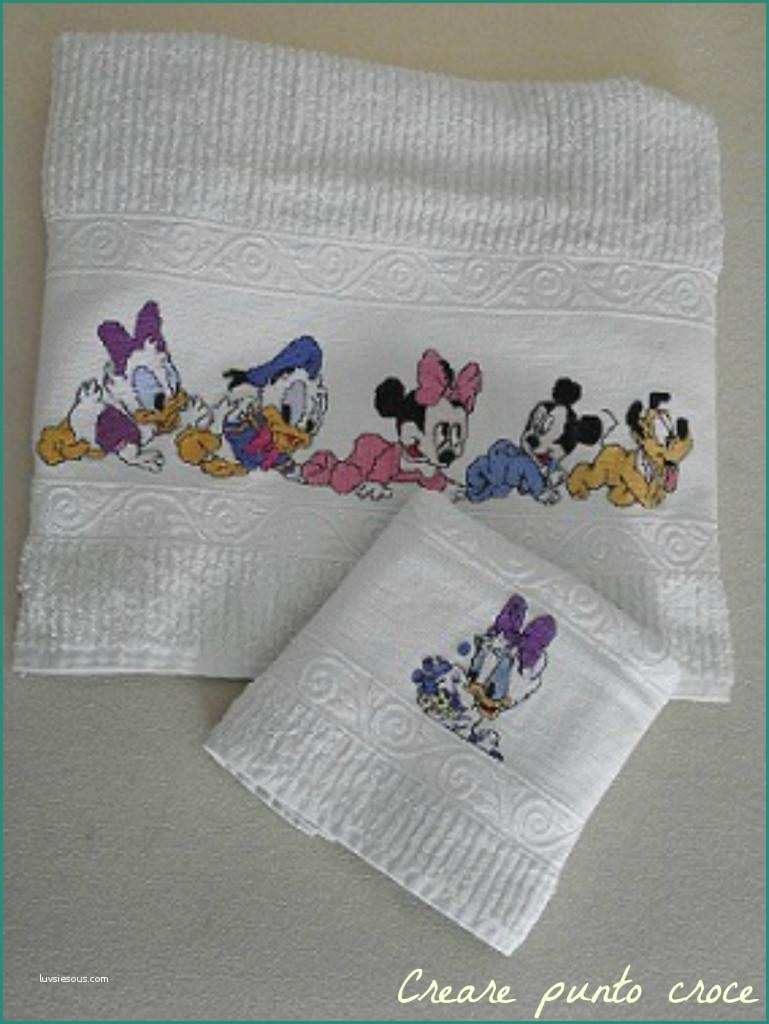 Punto Croce Disney E asciugamani
