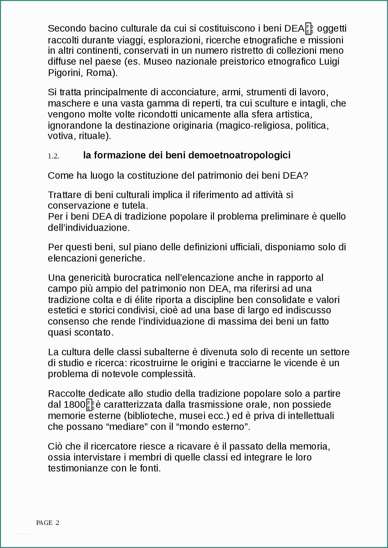 Quaderni Italiano Classe Seconda E I Beni Culturali Demoetnoantropologici Docsity