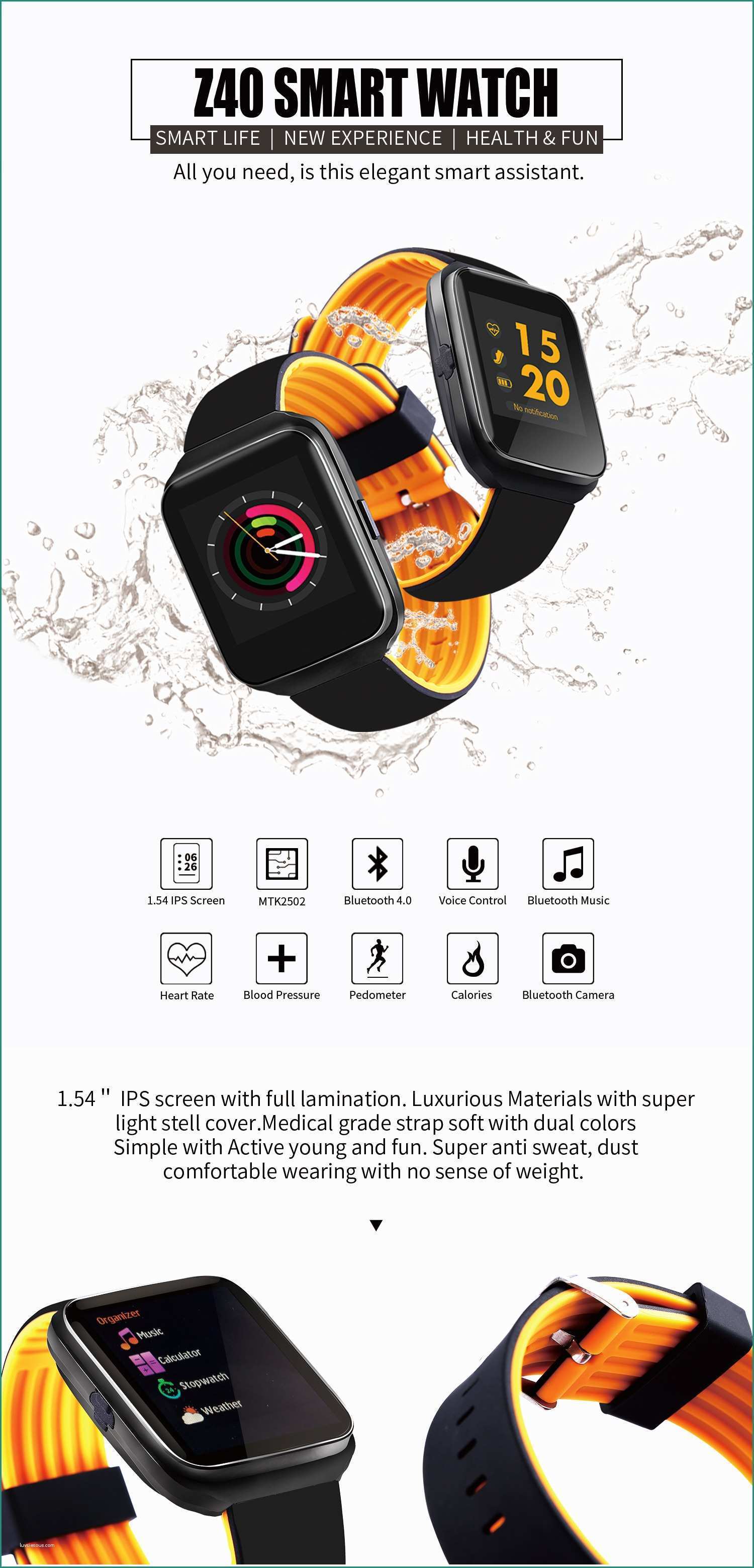 Recensione Umi Plus E Kaload Z40 Smart Watch Monitor Pressione Sanguigna Frequenza