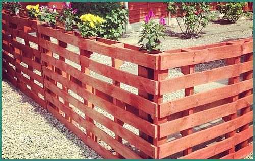 Recinzioni Con Bancali E Recycled Pallet Fence is Pretty Clever