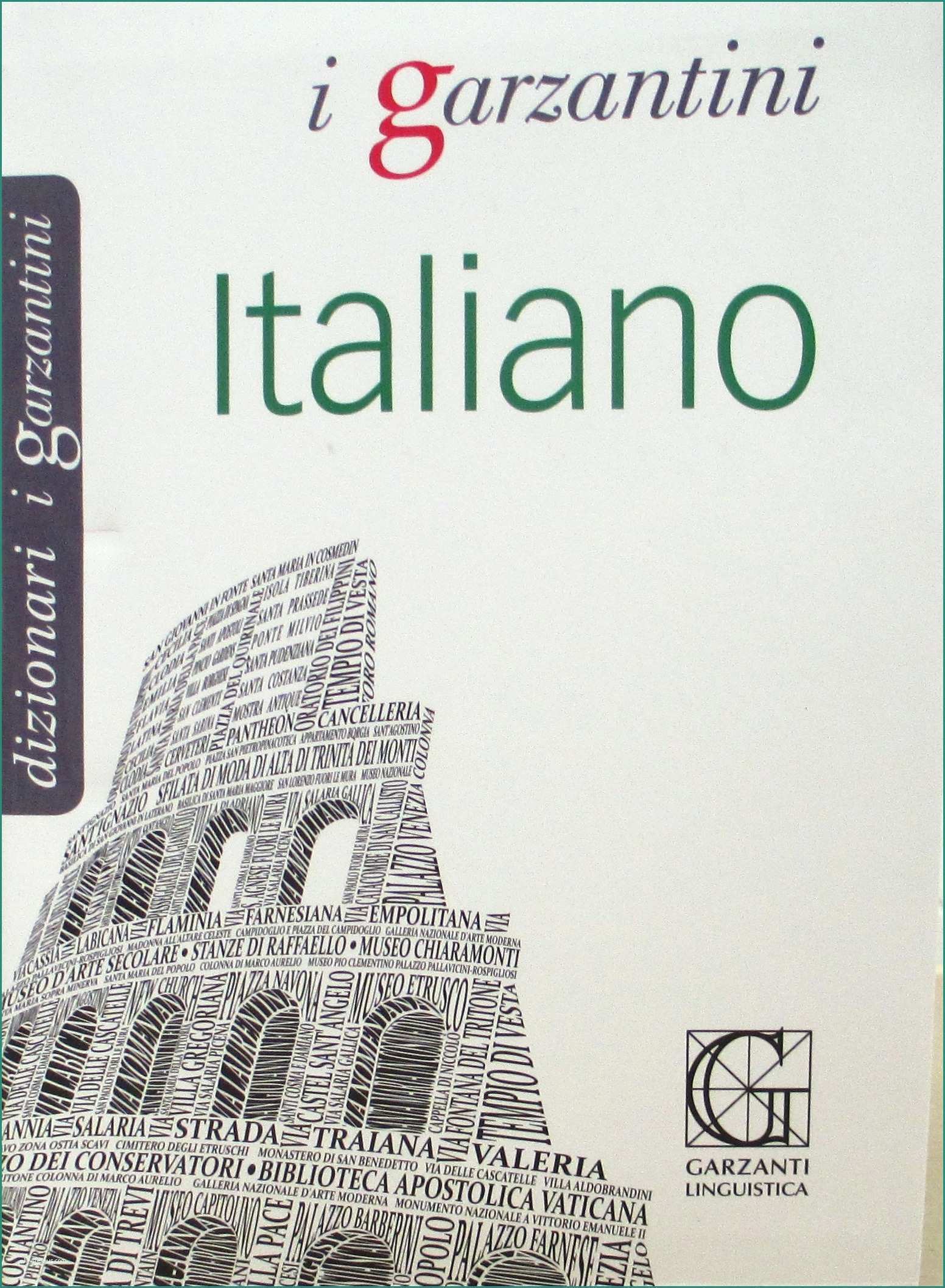 Dizionario italiano Libro Garzanti Linguistica