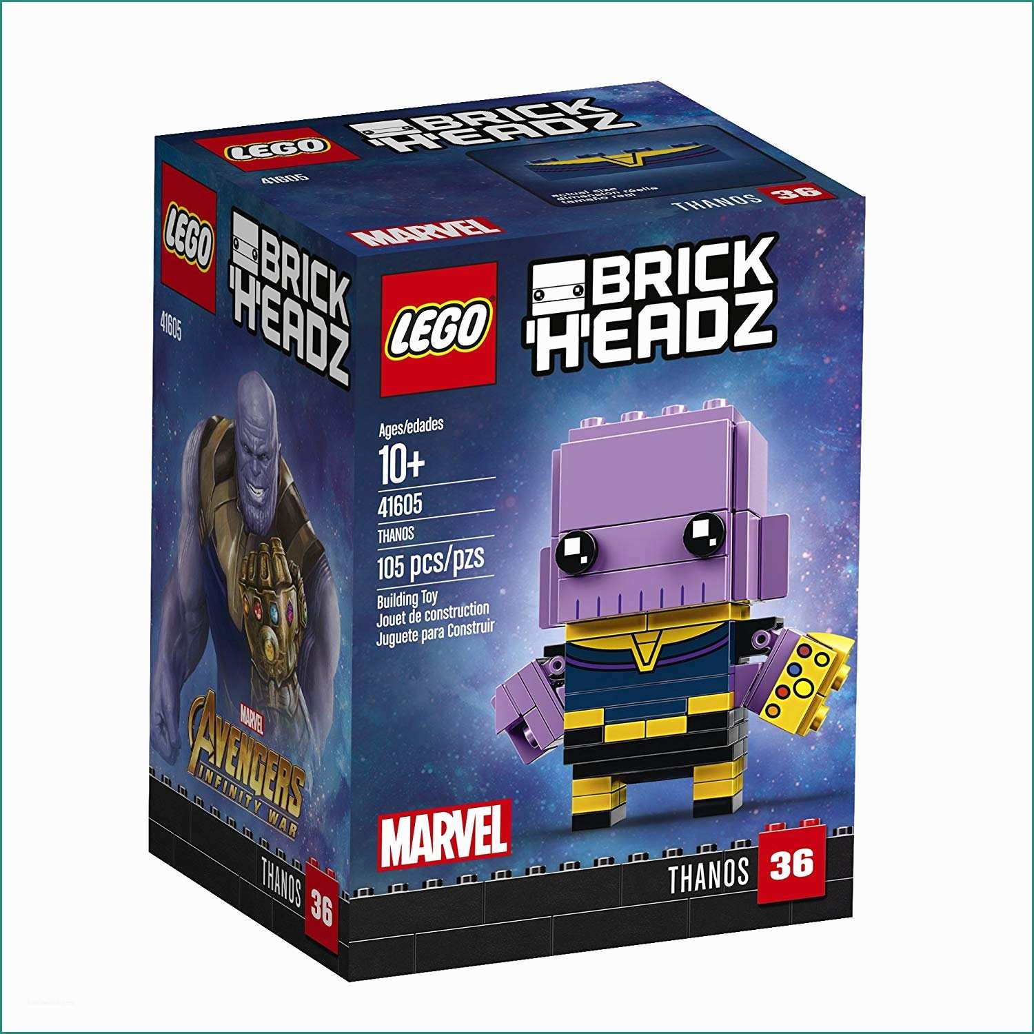 Robot Piscina Amazon E Lego Brickheadz Thanos Building Kit 105 Piece