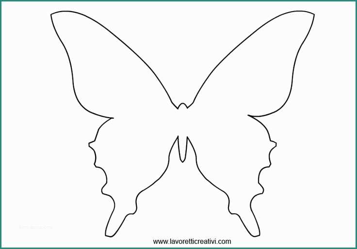 Sagome Di Farfalle E 61 Fantastiche Immagini Su Disegni Su Pinterest