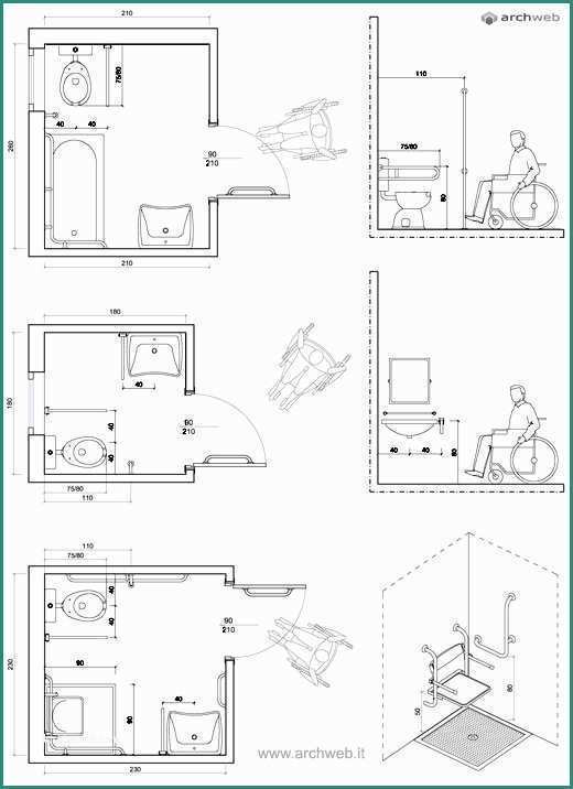 Sanitari Disabili Dwg E Bagno Per Disabili Dwg Design Casa Creativa E Mobili