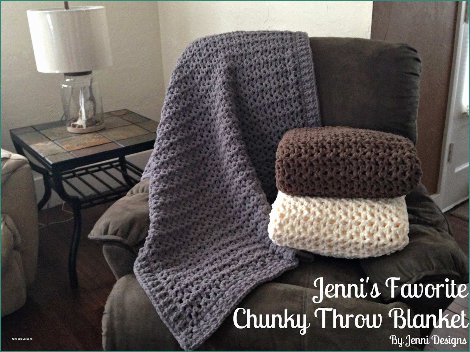 Scarpe Neonato Uncinetto E Free Crochet Pattern Jenni S Favorite Chunky Throw Blanket