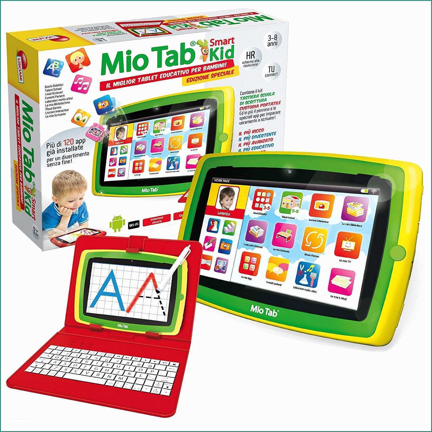 Scrivania Pc Gaming E Mio Tab – Tablet Für Kinder Mit Schutzhülle Mit Tastatur Version