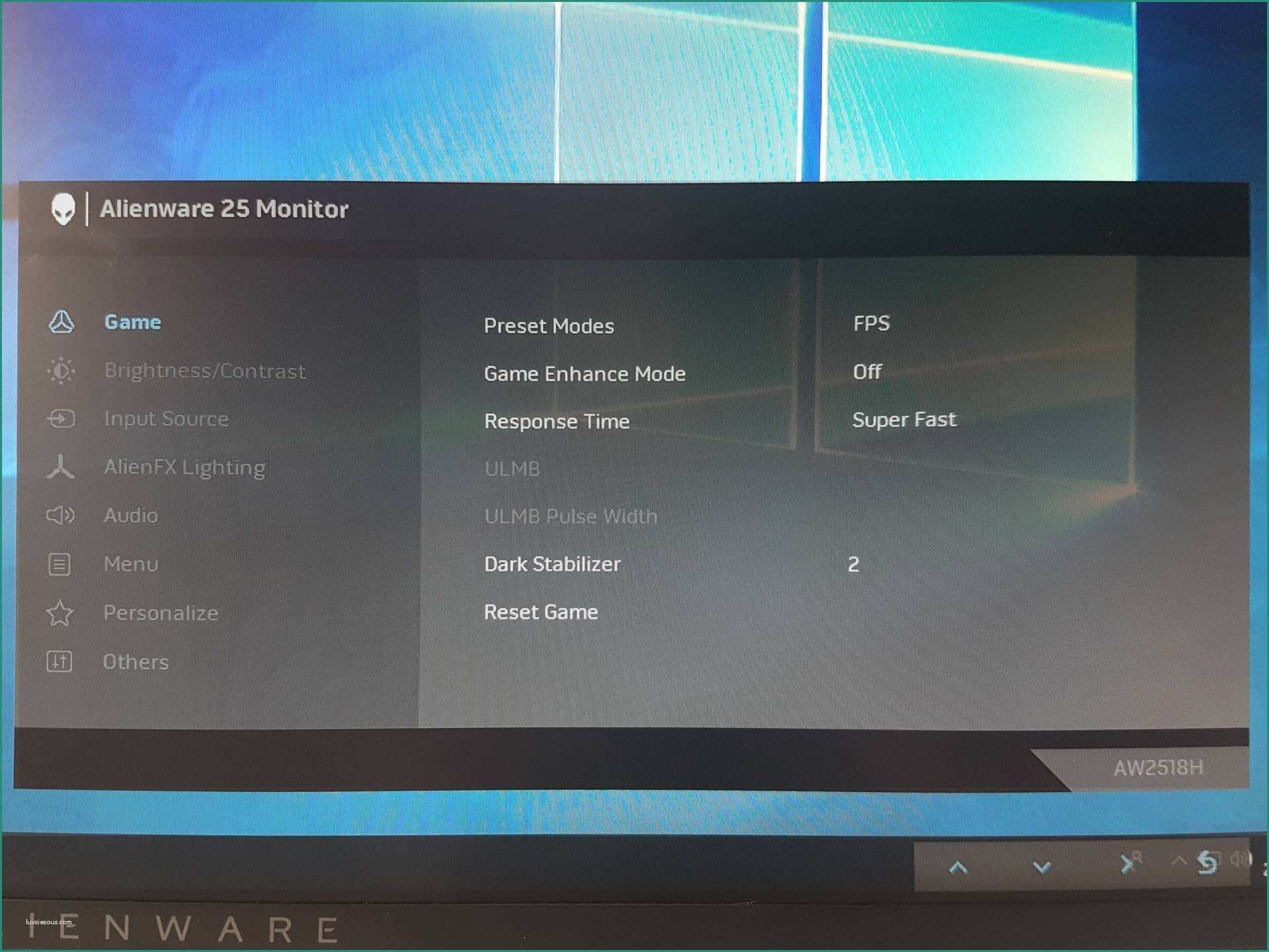 Scrivania Pc Gaming E Test Monitor Alienware Aw2518h 240hz G Sync tom S Hardware