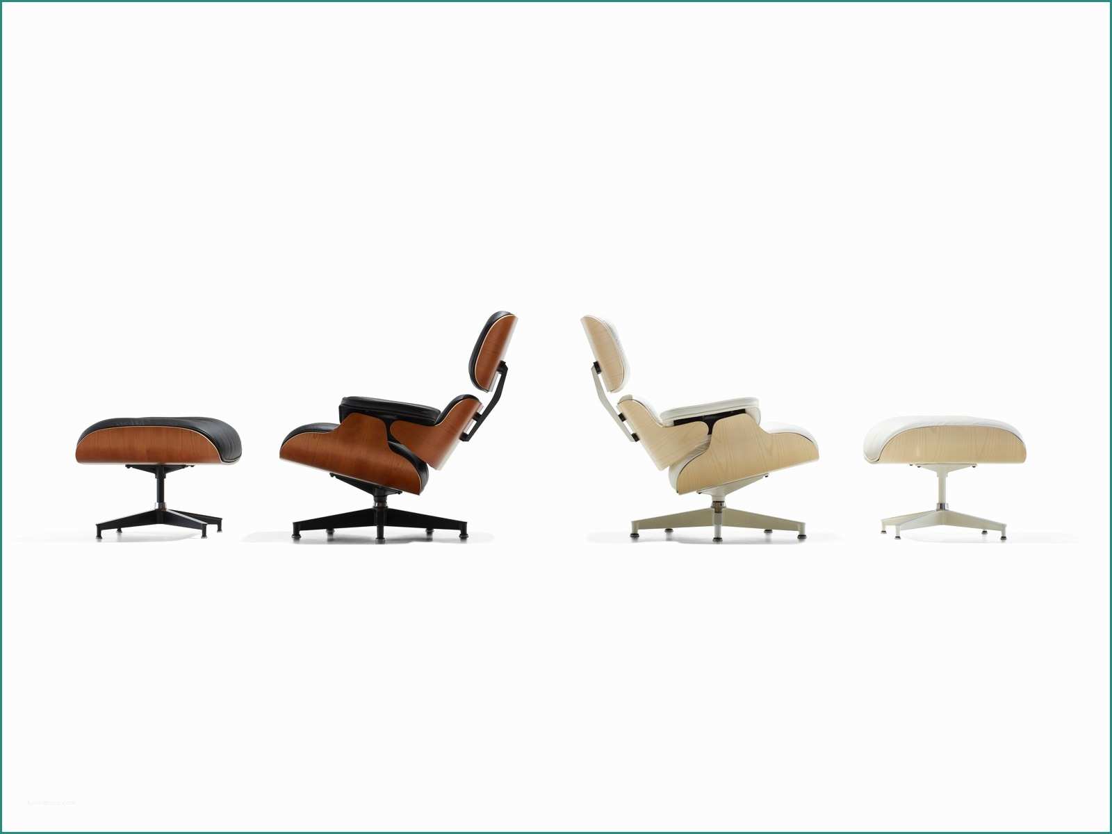 Sedia Charles Eames E Eames Lounge and Ottoman Lounge Chair Herman Miller