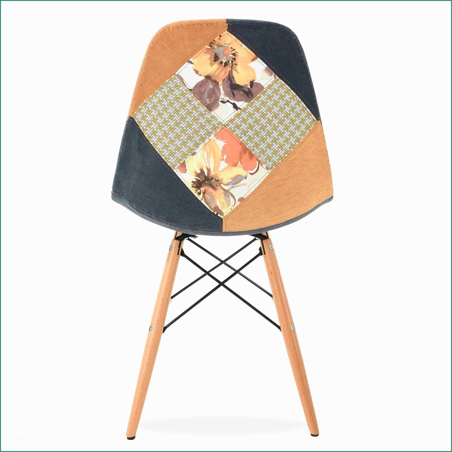 Sedia Dsw Charles Eames E Silla Wooden Flower Patchwork Sillas Patchwork Dsw