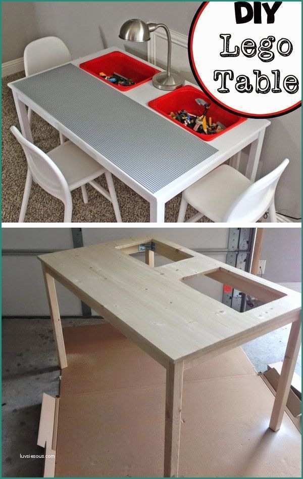 Set Scrivania Ikea E Diy Lego Table Made From Ikea Ingo Dining Table and Ikea