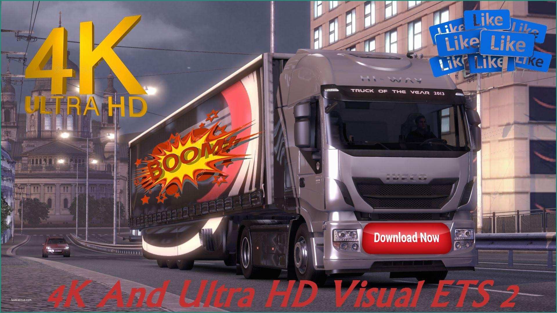 Sfondi Ultra Hd K E 4k and Ultra Hd Visual Ets 2 V1 0 Mod Euro Truck Simulator 2 Mods